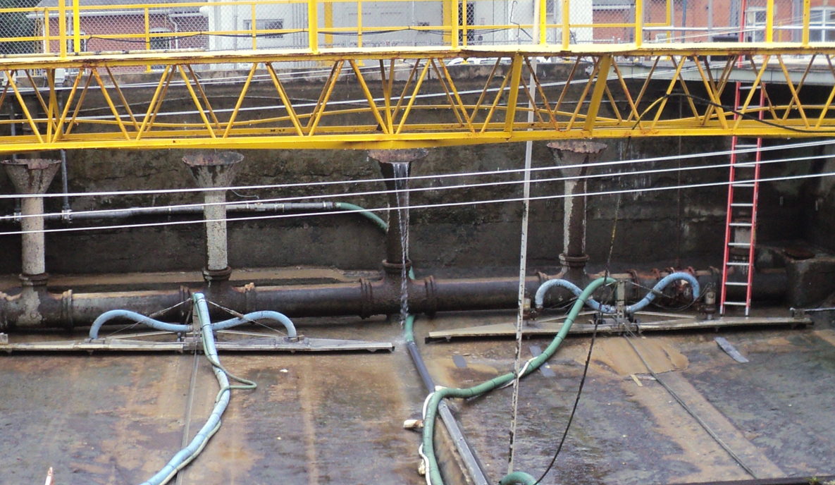 SedVac Sediment Removal System Installation